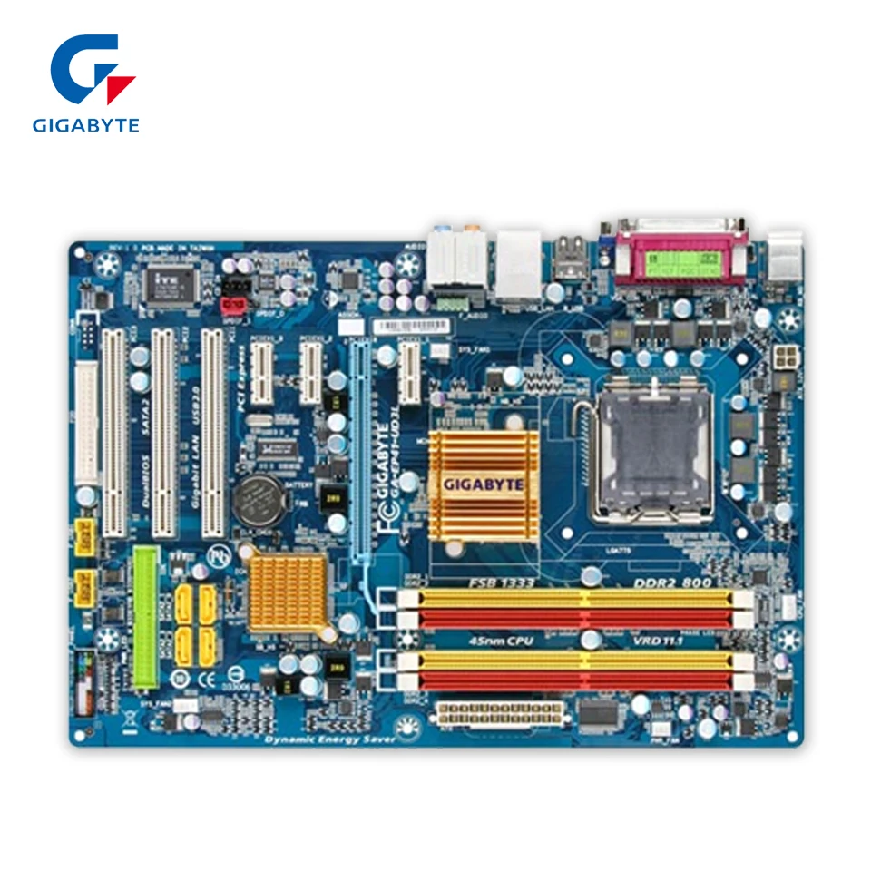 Original Gigabyte GA-EP41-UD3L Desktop Motherboard EP41-UD3L G41 LGA 775 DDR2 8G SATA2 USB2.0 ATX 100% Fully Test original gigabyte ga g41m es2l desktop motherboard g41m es2l g41 lga 775 ddr2 8g sata2 usb2 0 micro atx 100% fully test