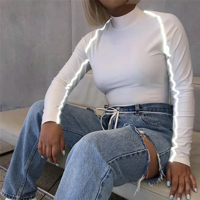 

2019 Yoga Sport Top women shirt with long sleeve Crop Top white Running Workout Tops Gym Top Fitness Sport Shirt Camisas Mujer