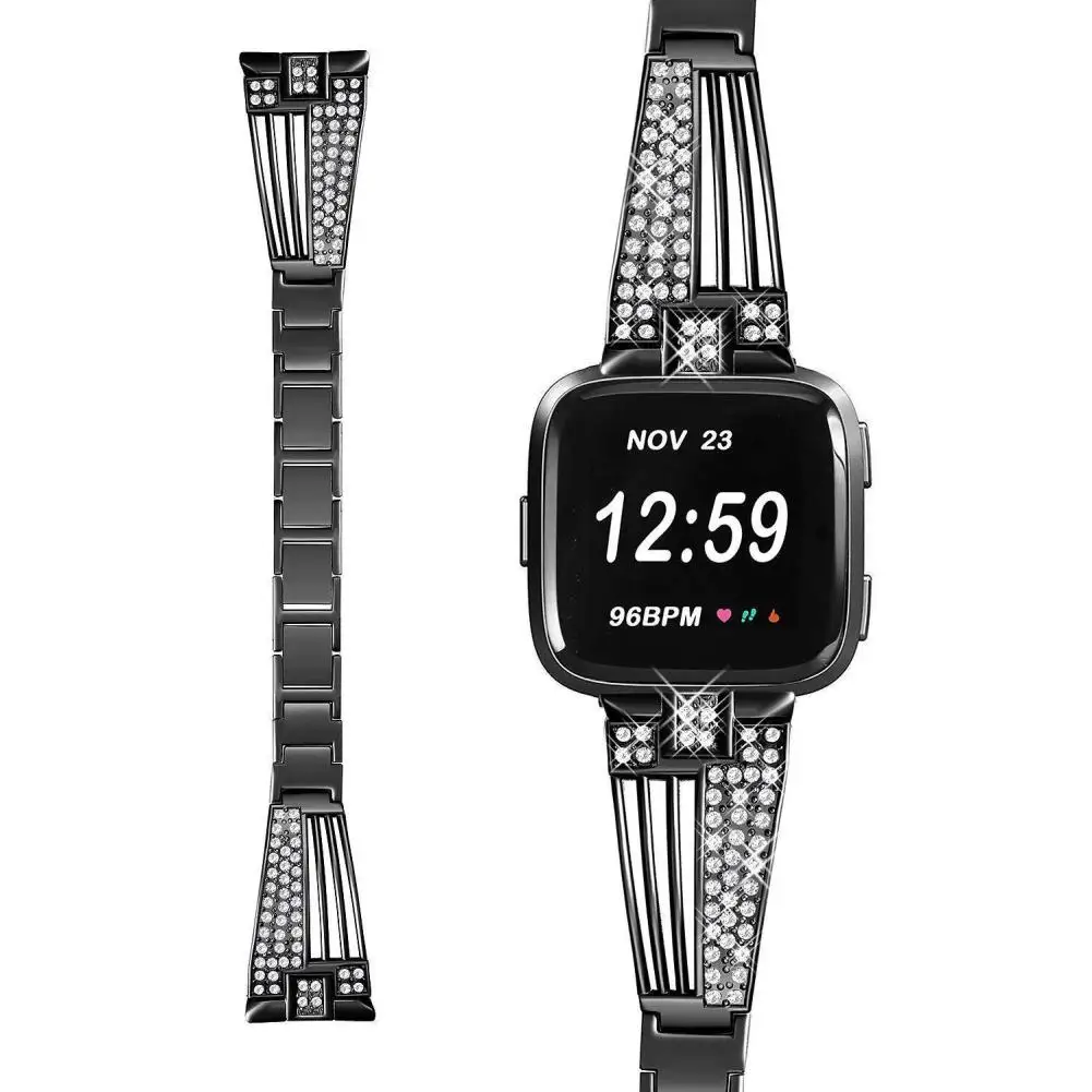 Fitbit Versa Bands for Women Luxury Crystal Rhinestone