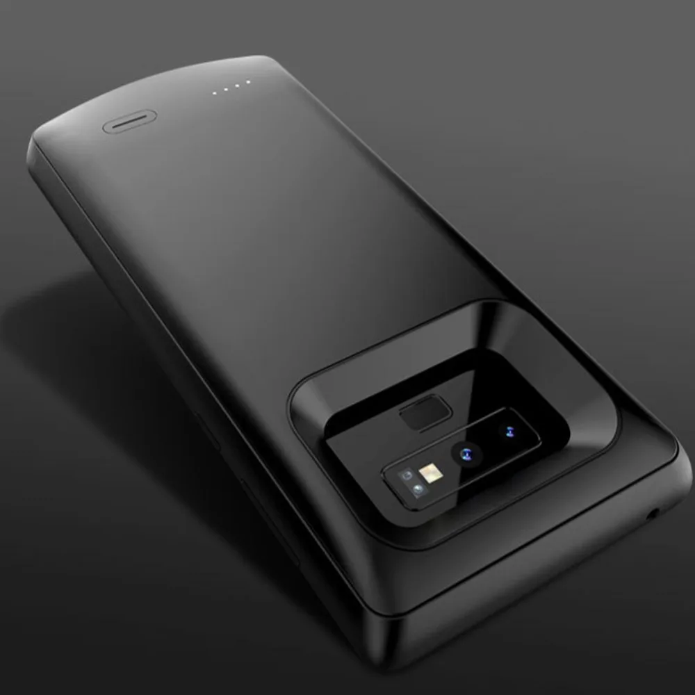Силиконовый противоударный Батарея зарядный чехол для samsung Galaxy S9 S8 Plus Note 9 Note 8 Батарея Зарядное устройство Чехол Пакет Мощность банк чехол