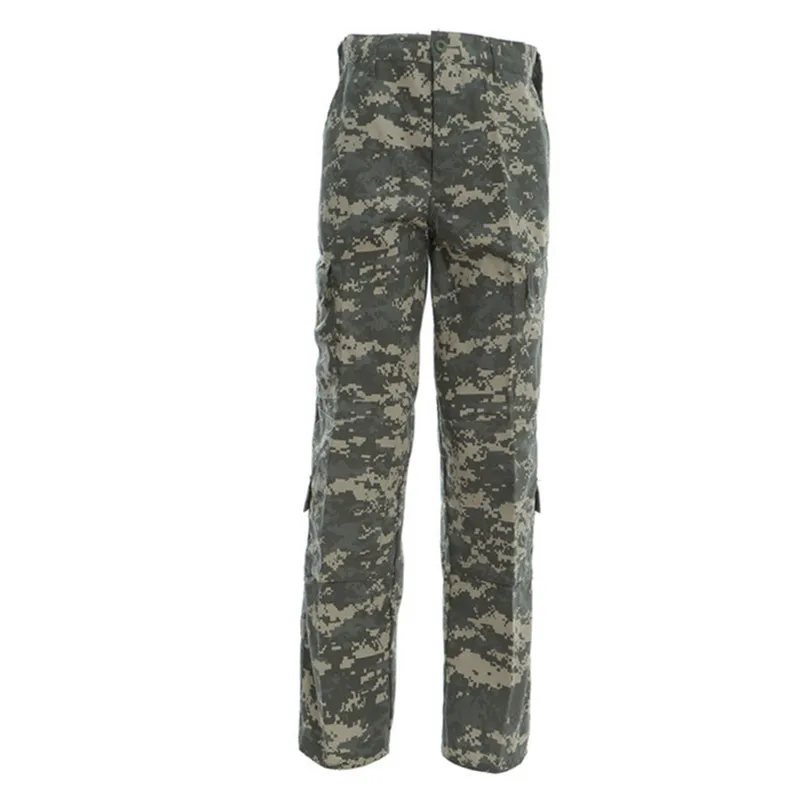 Тактические камуфляжные военные брюки карго ACU для мужчин солдат армейская форма Военная Боевая быстросохнущие дышащие брюки