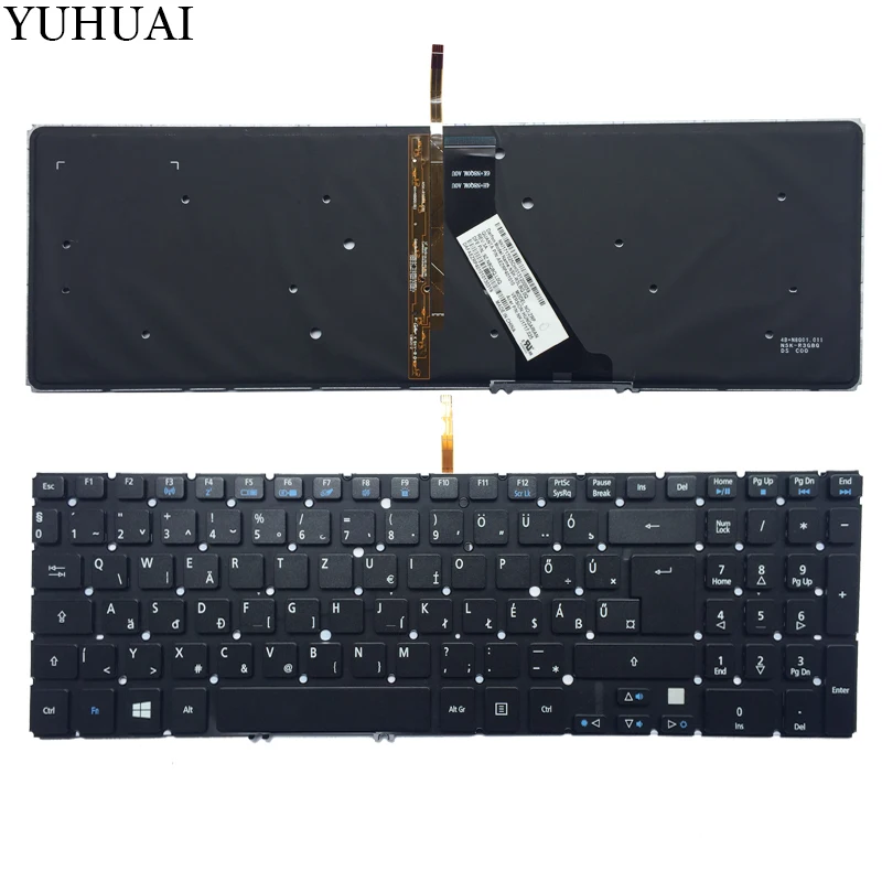 

NEW HU Laptop keyboard replacement for Acer M5-581 M5-581G M5-581T M5-581TG V5-571 Hungary black layout with Backlight
