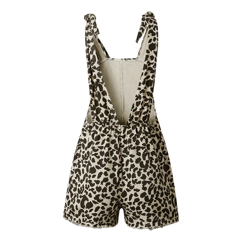 Forefair Leopard Playsuit Sexy Overalls (19)