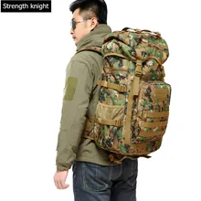 Hot Sale Men 50L Military Army Bag Men Backpack High Quality Waterproof Nylon Laptop Backpacks Camouflage