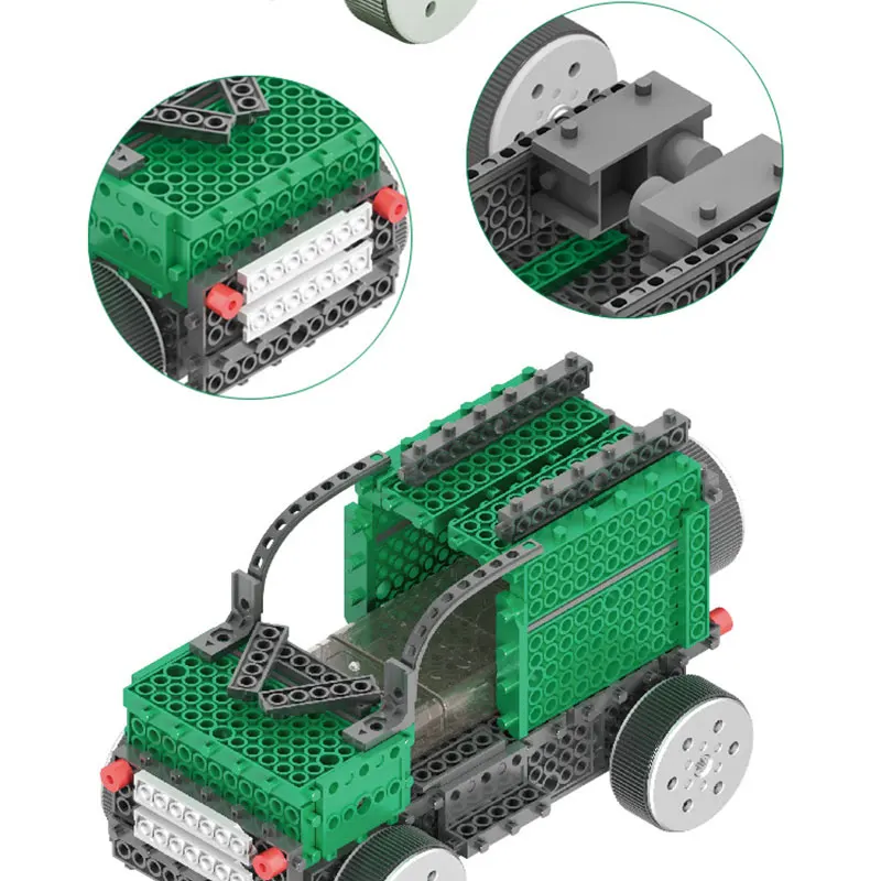 201 шт. детские игрушки RC 3 в 1 строительные блоки собранные электрические игрушки с дистанционным управлением Детские Стволовые развивающая