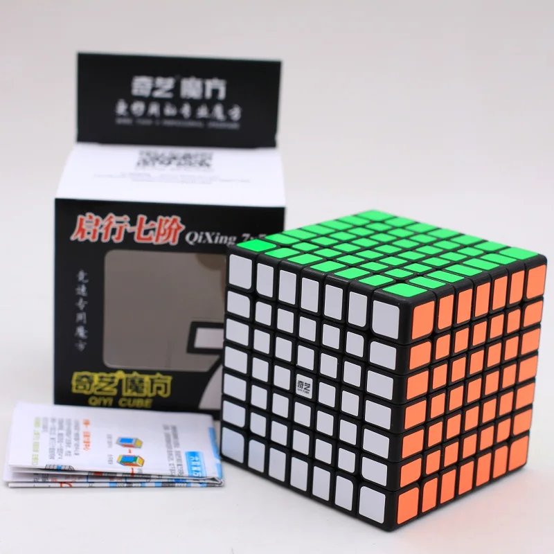 Educativos para Crianças Xmd Mofangge Qixing 7x7x7 Qiyi Cubo Stickerless 7 cm Qixing s 7x7 Magic Puzzle Mofangge Profissional Brinquedos 5 XMD Mofangge QiXing 7x7x7 Qiyi Cubo stickerless