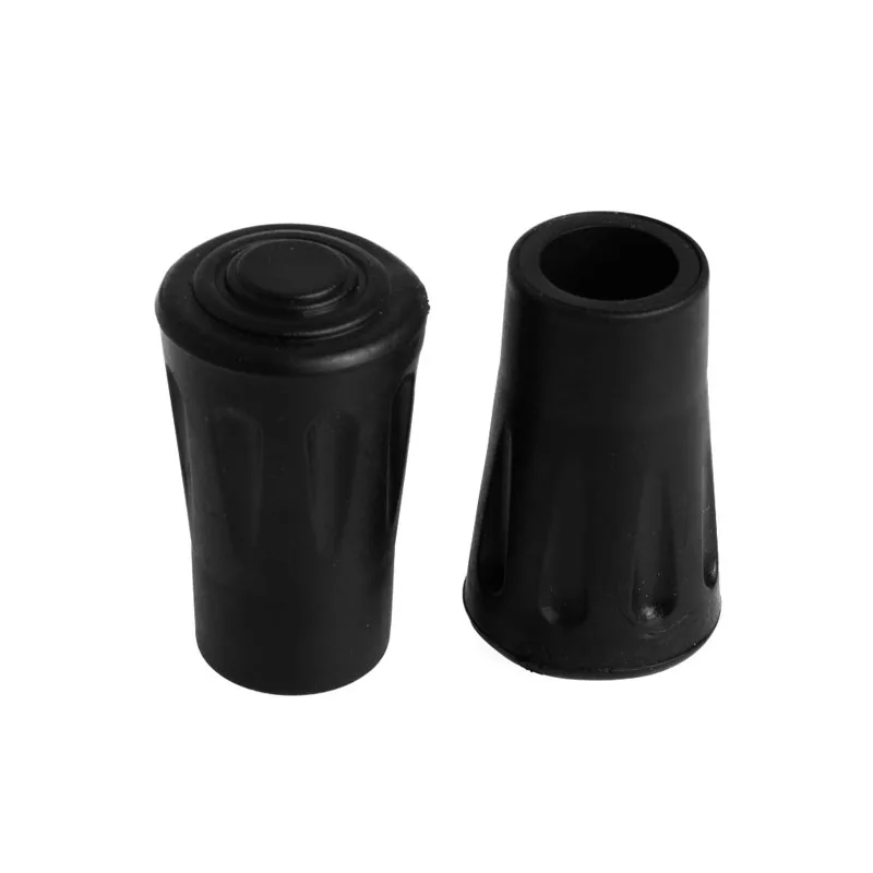 Bastón nórdico de tungsteno para senderismo y esquí, bastón telescópico de fibra de carbono con punta de goma para caminar