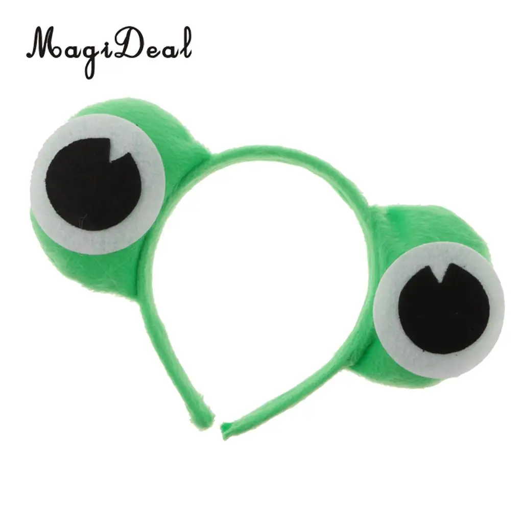 MagiDeal Bachelorette Novelty Frog Style Headband Fancy Dress Animal Toad Constume Girl Night Out Hen Party for DIY Party Decor 
