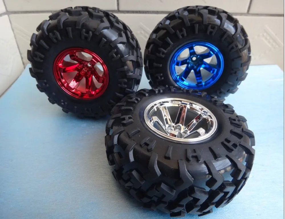 2pcslotNewVersion130mmRubberPlasticWheelsNewStyleRobotWheels