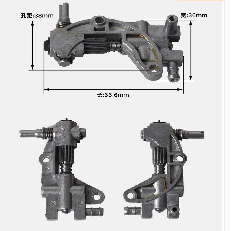 Free shipping of chainsaw accessories/engine oil pump for ZENOAH gasoline chainsaw G4500/5200/5800 aftermarket replacement