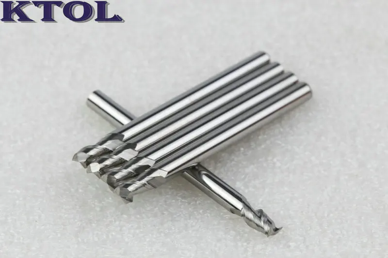 2 flute end mill cnc aluminium cutter milling tool bits_1