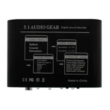 5pcs/lot New Digital Audio Decoder 5.1 Audio Gear DTS/AC-3/6CH Digital Audio converter LPCM To 5.1 Analog Output 2.1 DVD PC цена 5pcs/lot New Digital Audio Decoder 5.1 Audio Gear DTS/AC-3/6CH Digital Audio converter LPCM To 5.1 Analog Output 2.1 DVD PC цены онлайн