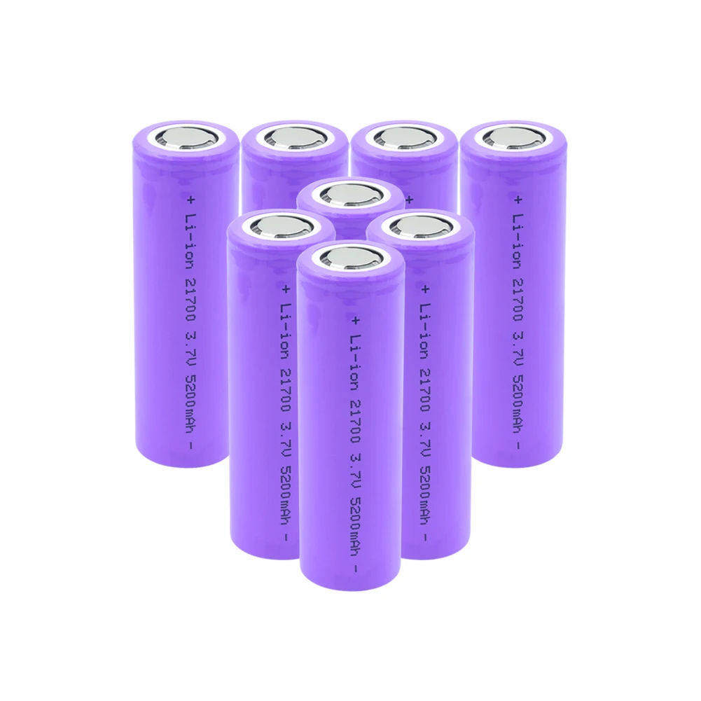 

battery 21700 5200mah Li-ion Rechargeable Battery 3.7V High Drain 20A for Electronic Cigarette Mod / Kit 21700 batteries 1-10Pcs