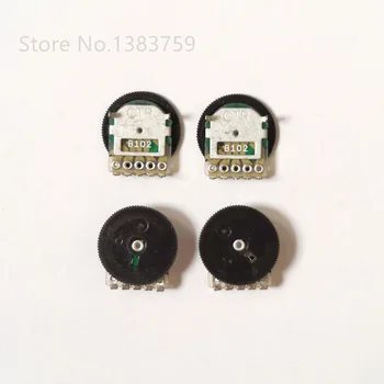 

10pcs Gear wheel dial adjustable volume potentiometer 14*1 double B1K B102 spot
