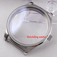 44 мм часы Parnis стерильный чехол fit eta 6498 6497 ручной обмотки едят движение