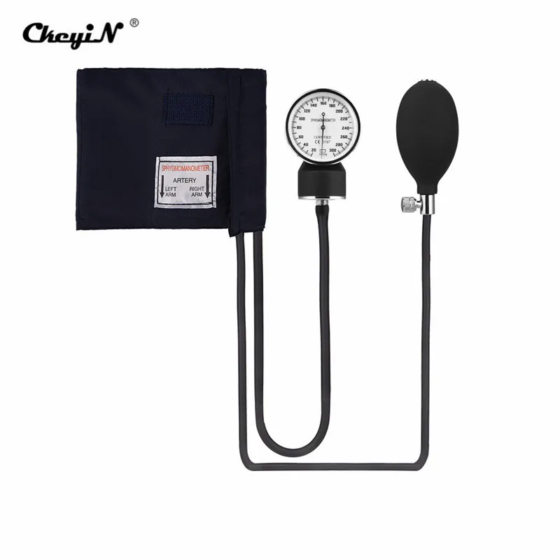 Online Dispositivo Manual de medición de la presión arterial Kit brazalete estetoscopio uso doméstico Doctor esfigmomanómetro diastólico Monitor de salud