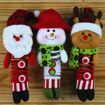 

Hot Sale Santa Claus Snow Man Reindeer Doll Christmas Decoration Ornaments Pendant Christmas Gift Regalos de Navidad 36075