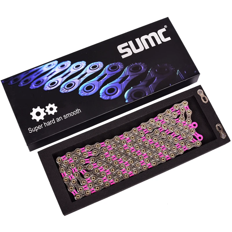 SUMC SX11SL Bicycle Chain 116L 11 Speed Bicycle Chain with MissingLink for Mountain/Road Bike Bicycle Parts With Original box