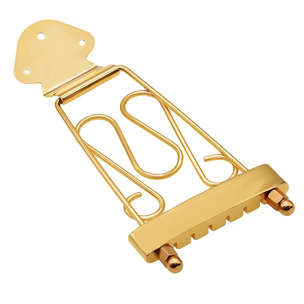 A Set 6 String Jazz Archtop Guitar Trapeze Tailpiece with Wired Frame