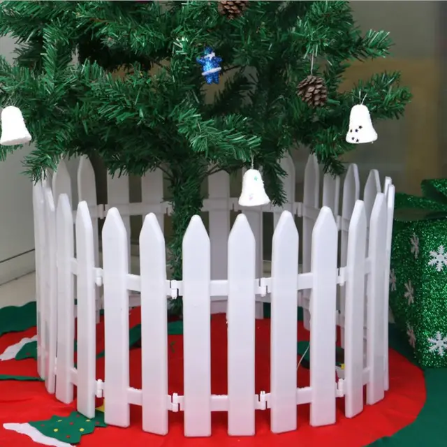 1pcs christmas layout tree decorations plastic mini fence christmas decorations for home natal navidad 2017 natale - Christmas Fence Decorations 1pcs christmas layout tree decorations plastic mini fence christmas decorations for home natal navidad 2017 natale - Christmas Fence Decorations