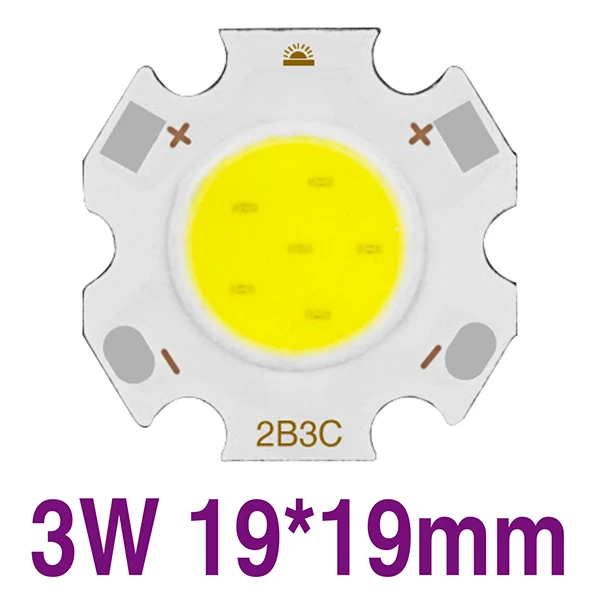 Светодиодный COB Чип DC 9-50 в на входе 3 Вт 5 Вт 7 Вт 9 Вт 10 Вт 12 Вт 15 Вт для Светодиодный точечный светильник, светильник, лампа DIY, теплый белый, холодный белый, нужен драйвер - Испускаемый цвет: CPCOB-11-3