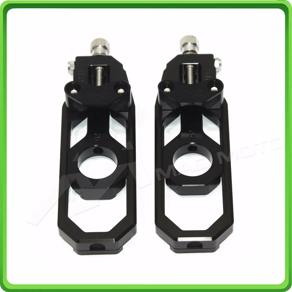 Aluminum motorcycle Chain Tensioner Adjuster fit for YAMAHA R1 YZF R1 2015 2016 2017 YZF-R1 15 16 17 Black (4)
