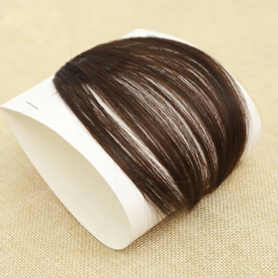 AOSIWIG Short Bangs Synthetic Heat Resistant Fiber Natural Short Fake Hair Bangs Women Hair Pieces AOSIWIG Short Bangs Synthetic Heat Resistant Fiber Natural Short Fake Hair Bangs Women Hair Pieces