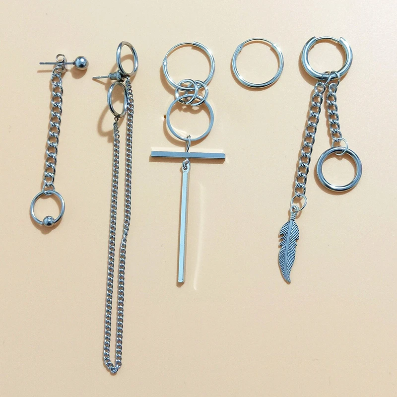 5 шт./компл. Bangtan мальчиков альбом Цзиминь крыло корейские сережки-шпильки Модные украшения аксессуары для мужчин и женщин