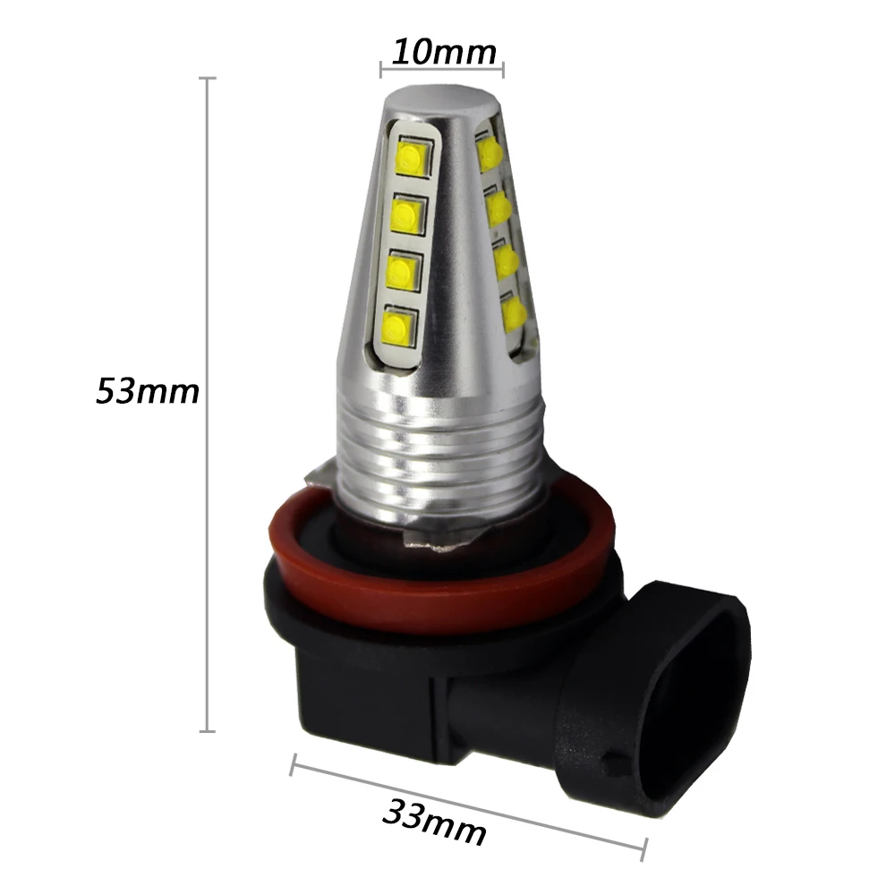 LM 2 шт. H7 H11 H8 HB3 9005 HB4 9006 H9 H10 PSX26W PSX24W P13 Автомобильный светодиодный противотуманный светильник лампы 80W 6000K Автомобильная Противо-Туманная светильник s Bulbs12v 24v