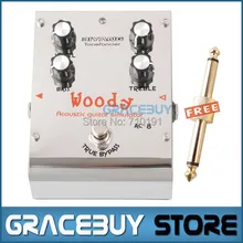Biyang ToneFancier Series AC-8 Woody Acoustic Simulator Pedal Guitar Effect Pedal True Bypass