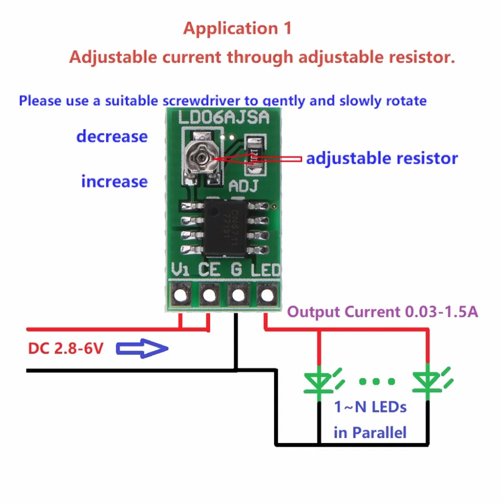 DC 2 8 6 в 30 1500MA 1.5A светодиодный PWM драйвер Модуль управления регулируемый