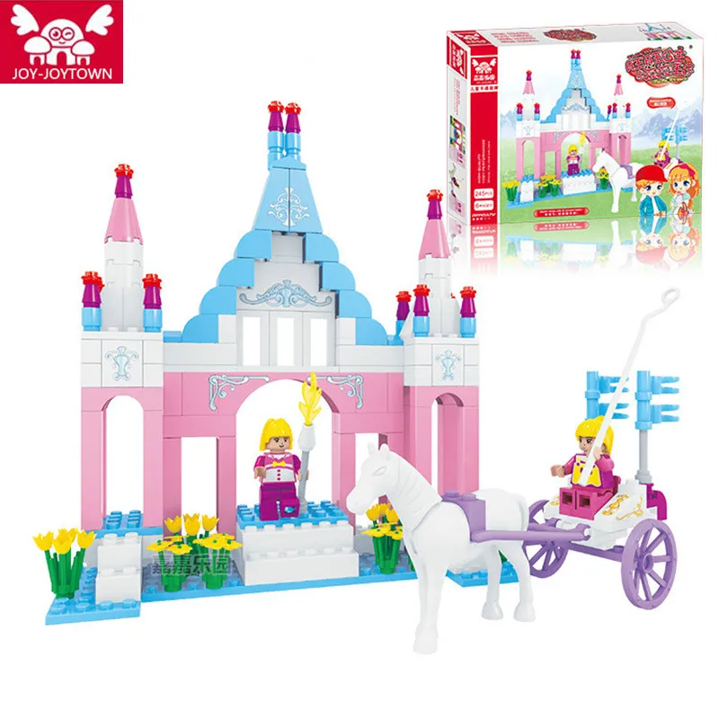 

JOY-JOYTOWN Cinderella Princess Castle City 245Pcs Building Block Kid DIY Toy Funny Birthday Gift Compatible With Bela XD09