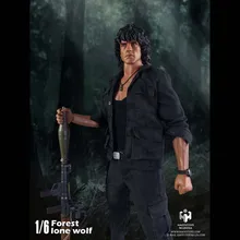 HaoYuTOYS ZH004 1/6 Jungle Wolf Rambo Stallone Head Carving + Body + Clothes Suit 12″ Collectible Figure Toys