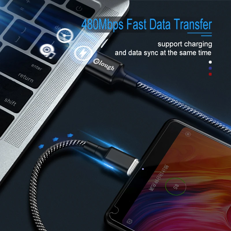 Elough Espark Magnetic charging Cable For Iphone XS Cable Type c Micro USB Cable Fast Charging Magnetic charge Cable magnet code Elough Espark Magnetic charging Cable For Iphone XS Cable Type c Micro USB Cable Fast Charging Magnetic charge Cable magnet code