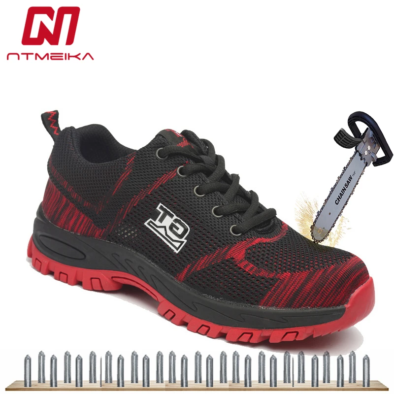 Large Size 35 46 Mens Safety Shoes Steel Toe Casual Work Shoes For Men