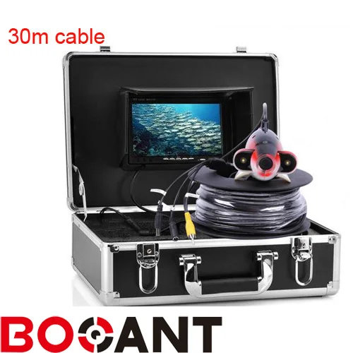 

Original 30m Professional Fish Finder Underwater Fishing Video Camera 7" Color Monitor 600TVL HD Camera