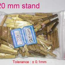 20 мм(100 шт.) Латунь стенд/скобка/бочка для камеры безопасности печатной Установка модуля сборки