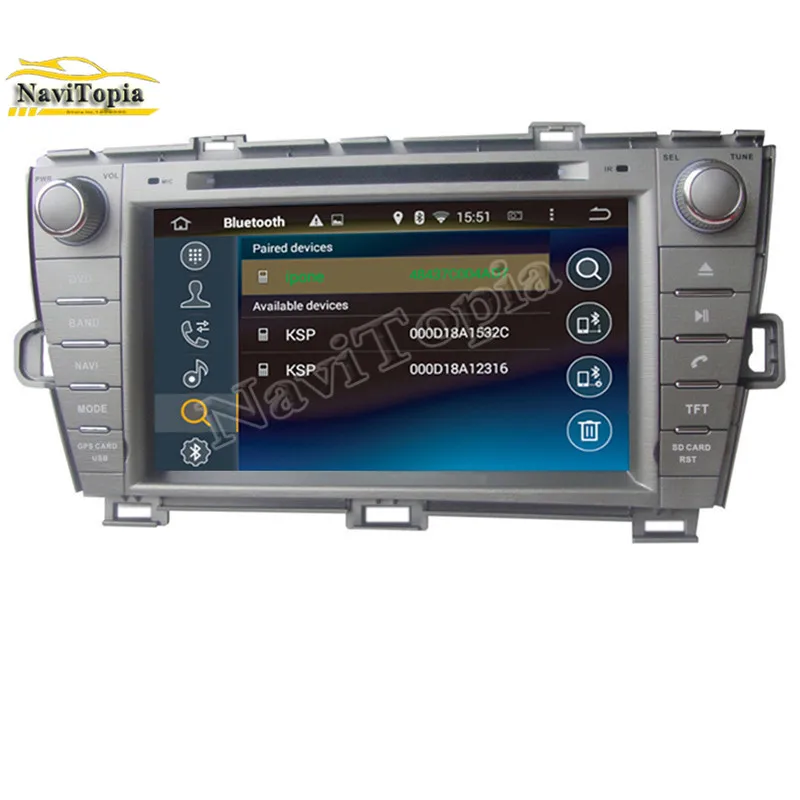 Flash Deal NAVITOPIA 4G RAM 32G ROM Octa Core Android 9.0 Car DVD Player GPS Navigation for Toyota Prius left driving 2009 2010 2011- 4
