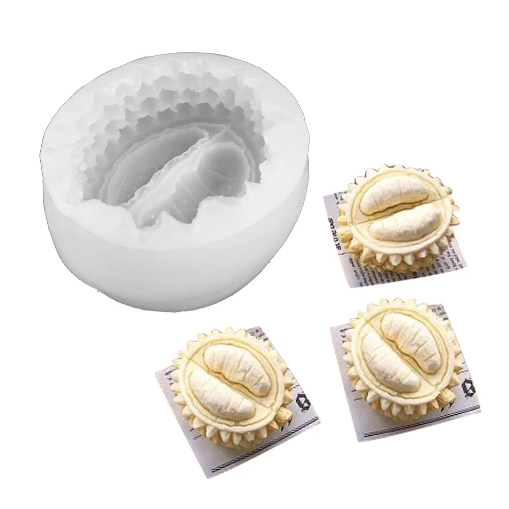 

GODWJ 3D Fruit Durian Silicone Mold Cake Decorating Baking Tools For Chocolate Mousse Chiffon Pastry Art Mould Bakeware