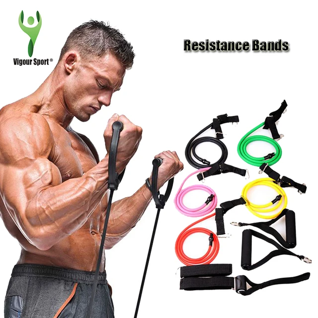 Fitness Resistance Bands Resistance Rope Exerciese Tubes Elastic