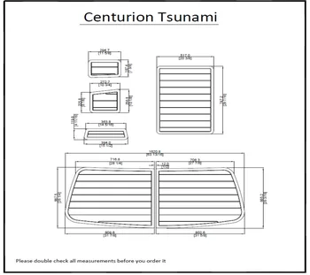 

Centurion Tsunami Swim Platform Pad Boat EVA Teak Decking 1/4" 6mm