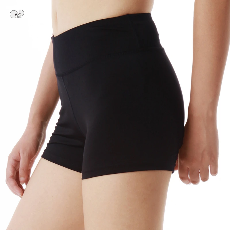Sexy Yoga Shorts Solid Breathable Elastic High Waist Fitness Shorts
