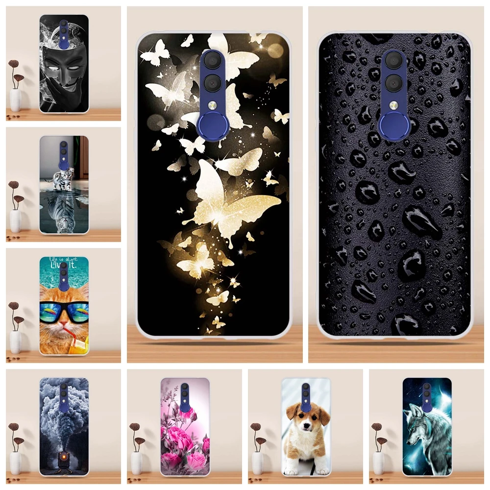 

Soft TPU Case For Alcatel 1x 2019 Case Silicone Cover For Alcatel 1x 2019 Cover Phone Coque Back Capa Fundas Bumper Protector
