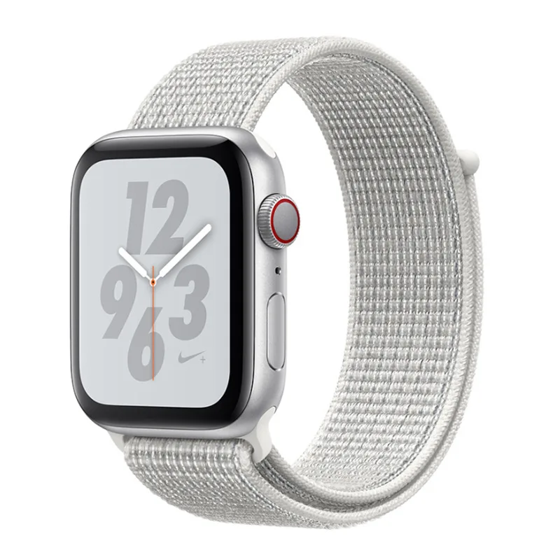 BUMVOR 1PCS Series 4/3/2/1 Woven Nylon Sports Strap Band for Apple Watch Sport Edition 40/44MM 38/42MM Case Connector Adapter