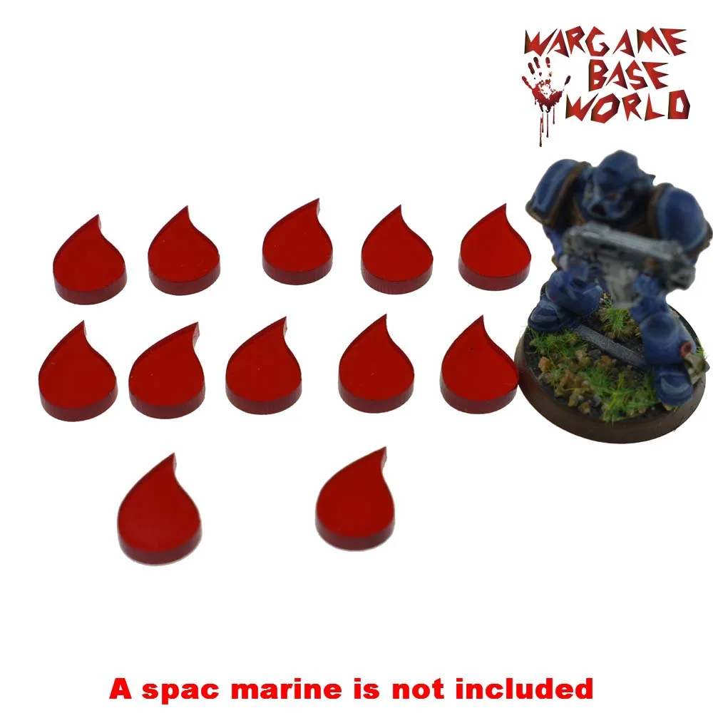 Wargame Base World маркеры ранения капли крови|markers marker|blood dropblood b |