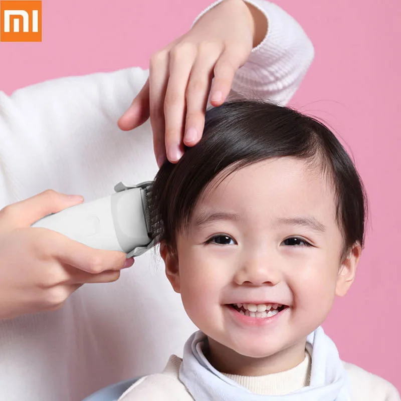 Xiaomi MiTu машинка для стрижки волос USB перезаряжаемая безопасная IPX7 Водонепроницаемая электрическая бритва для волос Бесшумный мотор для детей Детская домашняя Парикмахерская