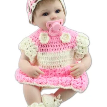 Силиконовая кукла-Реборн, игрушки, реалистичные, 40 см, Реборн, младенцы, игровой домик, игрушка для детей, подарок на Рождество, день рождения, девочка, brinquedos