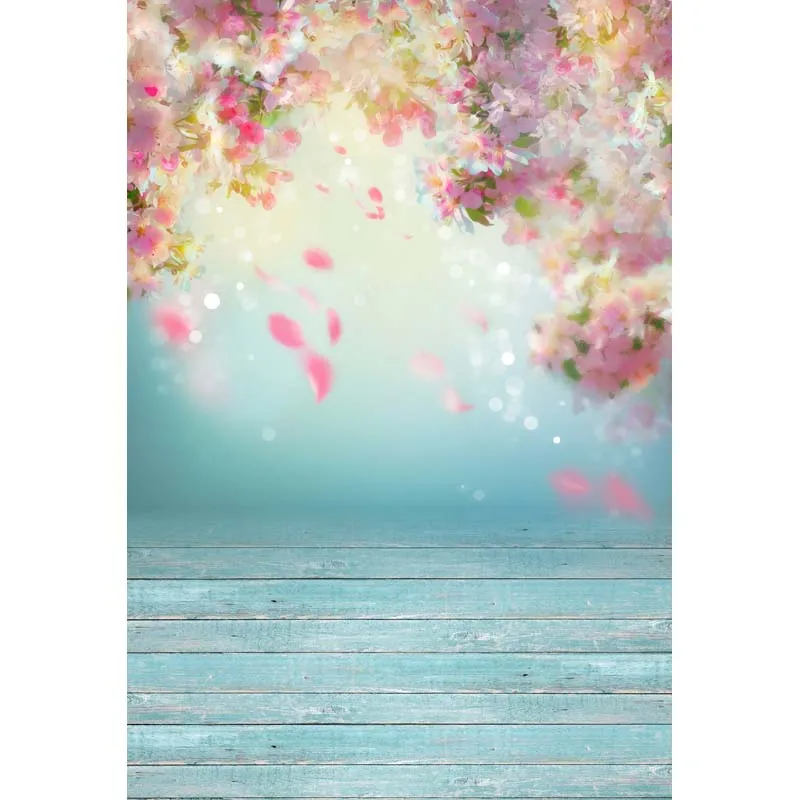 MEHOFOTO-Wedding-Backdrops-for-Photography-Blue-Wood-Floor-Baby-Floral-Photo-Background-for-Photo-Booth-Studio