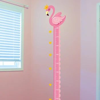 

Cartoon flamingos decorative girl children room wall height feet tall/wallpaper adhesive stickers the bedroom