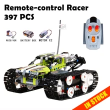 20033 397Pcs Technic The RC Track Remote control Racer Building Block children s toy birthday gift